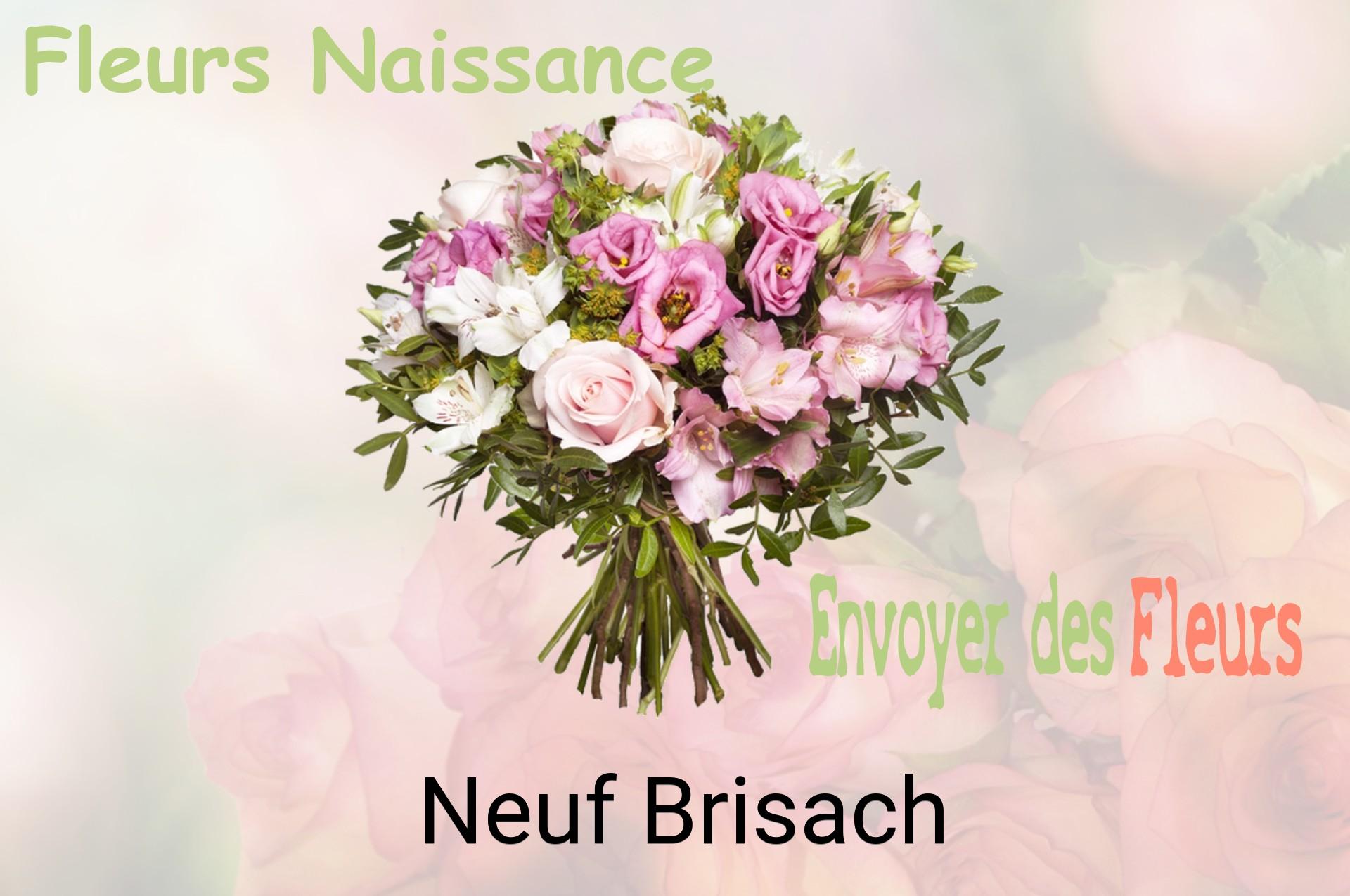 Bouquet de fleurs de naissance livré à Neuf-Brisach